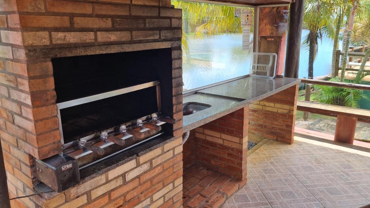 圣马特乌斯Casa Amarela Beira Rio Guriri别墅 外观 照片